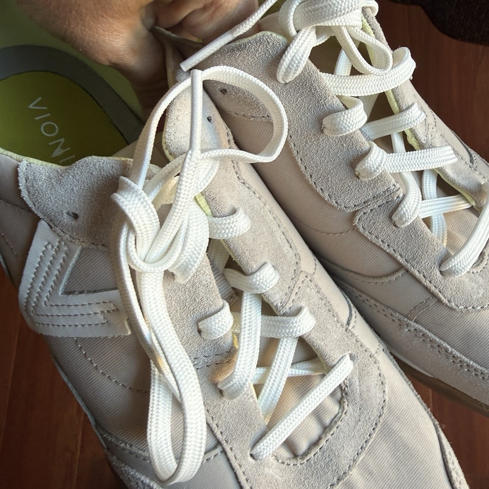 Vionic Mens Walk Slim Glide Sneaker - Size 13 Light Beige NEW w/out Box - Picture 10 of 12